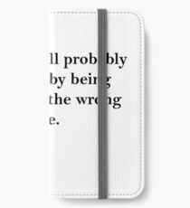 Sarcastic iPhone Wallet/Case/Skin