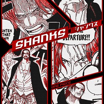 Carte de vœux for Sale avec l'œuvre « Shanks - Cadre Manga One