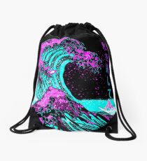 Aesthetic: The Great Wave off Kanagawa - Hokusai Drawstring Bag