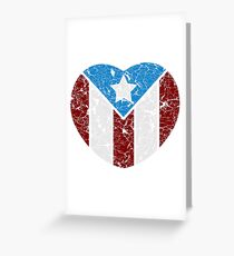 Patriotic Heart Greeting Card