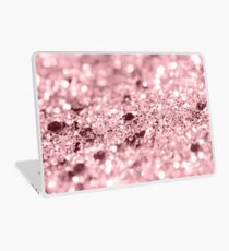 Rose Gold Blush Girls Glitter #1 #shiny #decor #art Laptop Skin