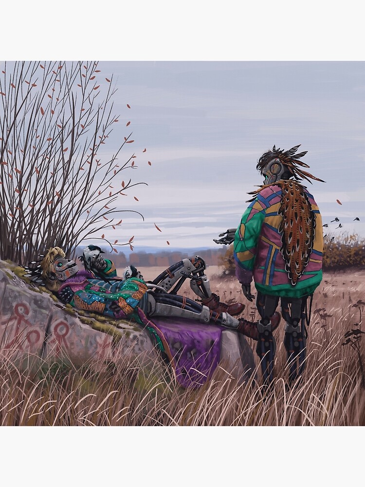 Vagabonds - The Magpie Charmer And Bub by simonstalenhag