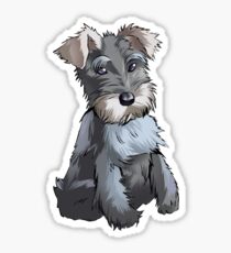 Cartoon Schnauzer Sticker