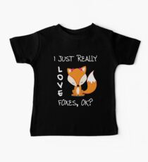 I just really love Foxes, ok? Baby Tee
