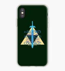Vinilo o funda para iPhone Sombra del héroe - Twilight Princess (azul)