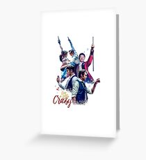 Live a little Crazy Greeting Card