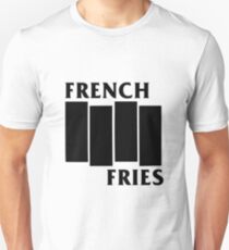 French Fries- Black Unisex T-Shirt
