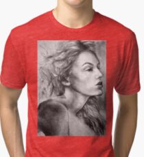 Into the unknown, 2018, 50-70cm, graphite crayon on paper Tri-blend T-Shirt