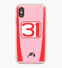 Esteban Ocon Pink. iPhone Case