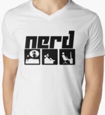 Nerd Men's V-Neck T-Shirt