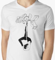 Lyra Back Balance Men's V-Neck T-Shirt
