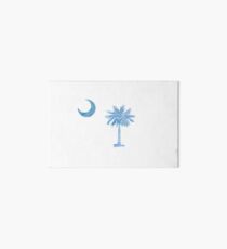 South Carolina Flag Art Board Print