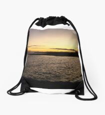 A Galway Bay Sunset Drawstring Bag
