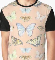 Pink Papillons Graphic T-Shirt