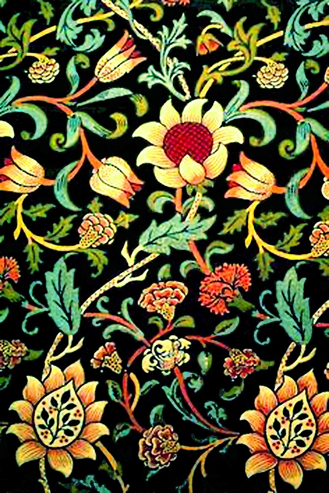 William Morris Floral Wallpaper