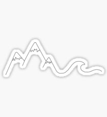Pegatina Mountain-Wave