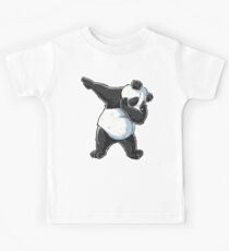 Dabbing Panda T Shirt Print Dab Bear Dance Men Women Kids Kids Tee