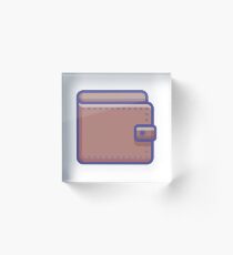 Wallet Acrylic Block