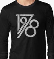 Retro Vintage 1978 - 40th Birthday T-Shirt Long Sleeve T-Shirt