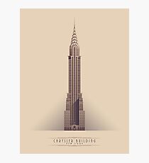 Chrysler Building - Vintage Light Photographic Print