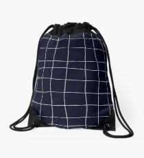 Sapphirine bars of different width Drawstring Bag