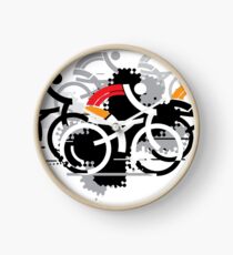 Cyclists Clock