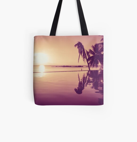 Paradise sunset Thailand All Over Print Tote Bag