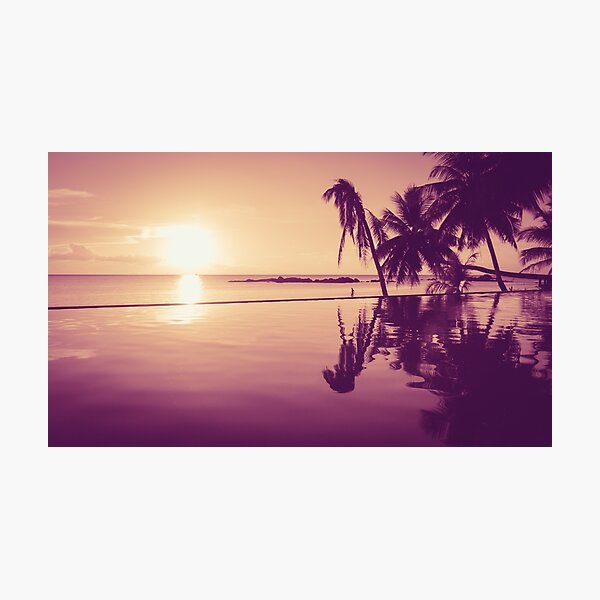 Paradise sunset Thailand Photographic Print