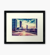 Business sunrise Framed Print