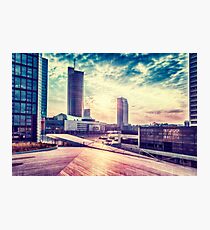 Business sunrise Photographic Print