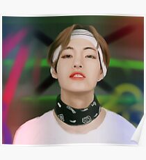 Póster BTS V / Kim Taehyung Fanart