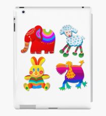 Four funny toys iPad Case/Skin