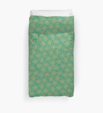 Boho Emerald Floral Bettbezug