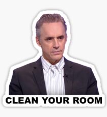 Jordan Peterson "Clean Your Room" Sticker