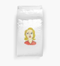 Red in the 50s Duvet Cover