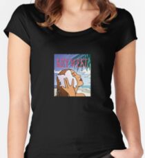 KEY WEST, Sound of the Sea Women's Fitted Scoop T-Shirt