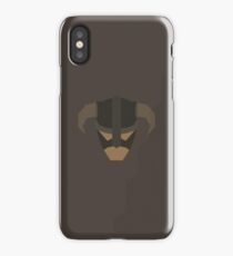 Skyrim Face Polygonal Design iPhone Case
