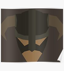 Skyrim Face Polygonal Design Poster