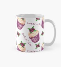Watercolor cupcakes Classic Mug