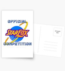 Star Fox Competition Tee Postcards