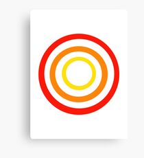 Colored circles Canvas Print
