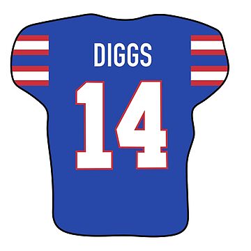 Stefon Diggs Jersey' Sticker for Sale by cbaunoch