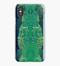Binky Textured Print in Greens iPhone Case