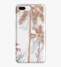 Rose gold marble palms iPhone 8 Plus Case