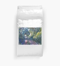 "Hockney's Tunnel of Trees" Duvet Cover