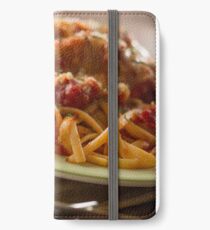 Chicken Parmesan with Linguine iPhone Wallet/Case/Skin