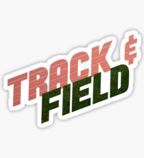 Track and Field Sticker