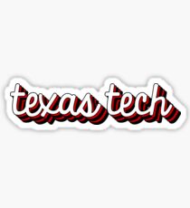 Texas Tech Retro Sticker