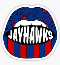 Jayhawks Lips Sticker