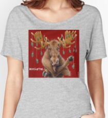 Will Bullas / tee / moosletoe... / humor / animals Women's Relaxed Fit T-Shirt